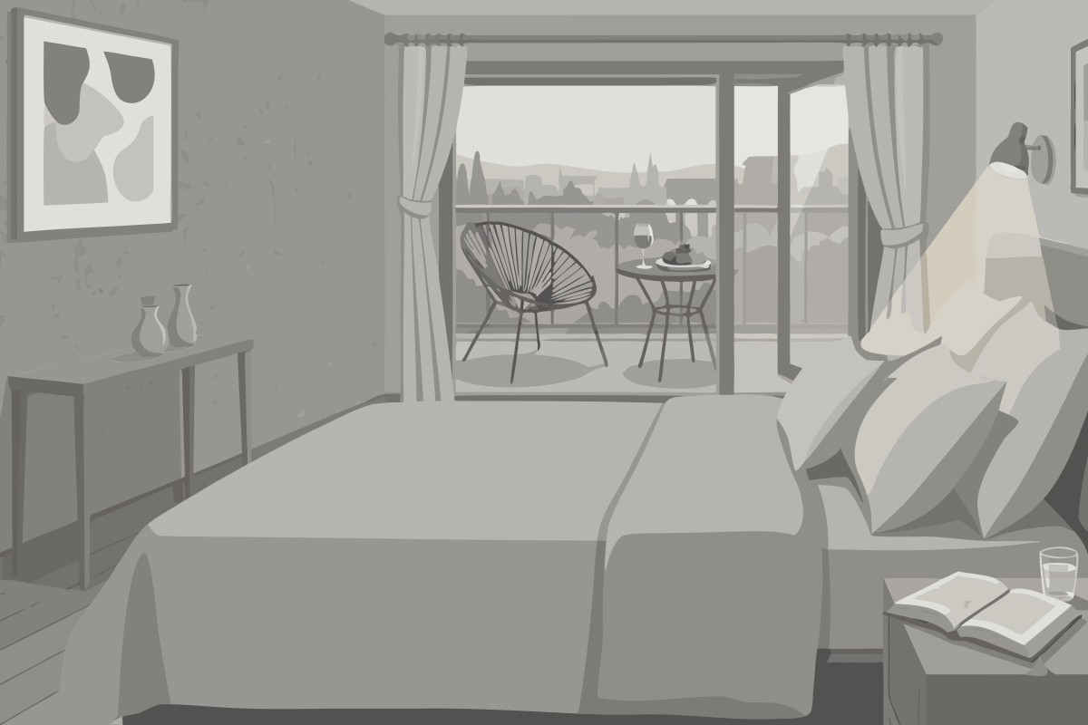 Signature Zimmer mit Kingsize-Bett und Schlafsofa